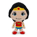 Dog Toy Squeaker Plush - Wonder Woman Full Body Standing Pose with Corduroy Hair Dog Toy Squeaky Plush DC Comics   