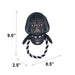 Dog Toy Plush Rope Toy - Star Wars Darth Vader Plush Black Gray Round Rope Dog Toy Rope Toy Star Wars   