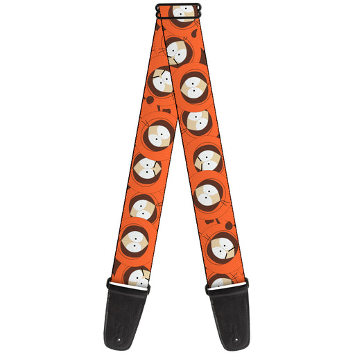 Guitar Strap - South Park Kenny Expressions Stacked Orange Guitar Straps Comedy Central   
