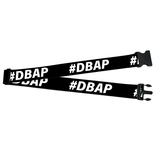 Luggage Strap - 2.0" - #DBAP Hash Tag Text Black/White Luggage Straps Buckle-Down   