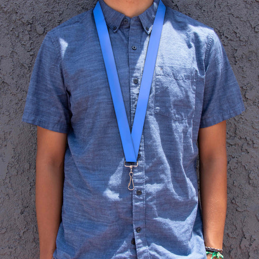 Lanyard - 1.0" - Baby Blue Lanyards Buckle-Down   