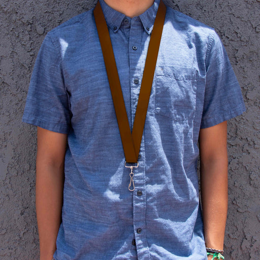 Lanyard - 1.0" - Brown Lanyards Buckle-Down   