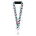 Lanyard - 1.0" - A Christmas Story Ralphie Icons Collage Greens/Reds Lanyards Warner Bros. Holiday Movies   