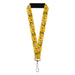 Lanyard - 1.0" - A Christmas Story IT'S A MAJOR AWARD Lamp Icons Collage Yellow Lanyards Warner Bros. Holiday Movies   