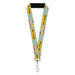 Lanyard - 1.0" - BEAVIS AND BUTT-HEAD Couch Pose and Title Logo Light Blue Lanyards MTV   