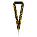 Lanyard - 1.0" - Bat Signals Stacked w/CLOSE-UP Yellow/Black Lanyards DC Comics   