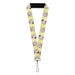 Lanyard - 1.0" - Dr. Stone Chibi Senku and Gen Faces Stars Yellows Lanyards Crunchyroll   