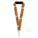 Lanyard - 1.0" - DR. STONE Title Logo and Gen Asagiri Expression Orange Lanyards Crunchyroll   