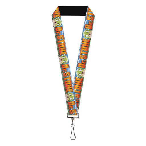 Lanyard - 1.0" - DR. STONE Title Logo and Suika Surprised Pose Blues Lanyards Crunchyroll   