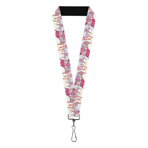 Lanyard - 1.0" - Candy Land Mr. Mint Pose and Candy Canes Multi Color Lanyards Hasbro   