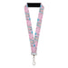 Lanyard - 1.0" - Candy Land Queen Frostine Pose and Float Bubbles Pinks Lanyards Hasbro   