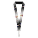 Lanyard - 1.0" - SOLO LEVELING Jinwoo and Hae-In Poses and Title Logo Grays/White Lanyards Crunchyroll   