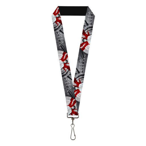 Lanyard - 1.0" - SOLO LEVELING Sung Jinwoo Anime Expo Pose Grays/Red Lanyards Crunchyroll   