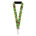 Lanyard - 1.0" - Elf Buddy the Elf Silhouette Poses and Holiday Icons Green/Multi Color Lanyards Warner Bros. Holiday Movies   