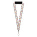 Lanyard - 1.0" - Frosty the Snowman Pose Stacked White Lanyards Warner Bros. Holiday Movies   