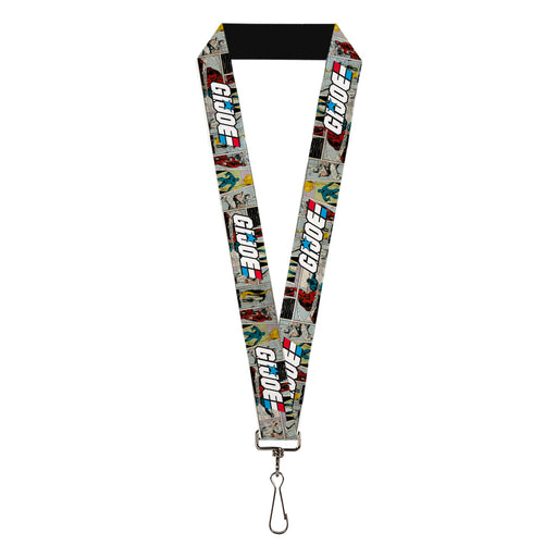 Lanyard - 1.0" - GI JOE Title Logo and Comic Scene Blocks Lanyards Hasbro   