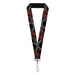 Lanyard - 1.0" - HOUSE OF THE DRAGON Drogon Roar and Title Logo Black/Grays/Reds Lanyards House of the Dragon