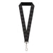 Lanyard - 1.0" - Skelanimals Pen the Penguin Pose Plaid Grays/Black Lanyards Hasbro   