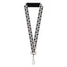 Lanyard - 1.0" - Skelanimals Face Logo Checker White/Black Lanyards Hasbro   