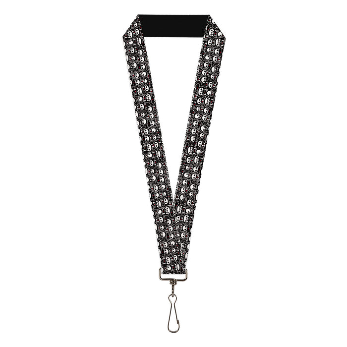 Lanyard - 1.0" - Skelanimals Animal Poses Stacked Black/White/Red Lanyards Hasbro   