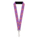 Lanyard - 1.0" - Furby Icons Collage Purples/Orange/Pinks Lanyards Hasbro   