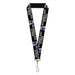 Lanyard - 1.0" - Mean Girls Damian SHE DOESN'T EVEN GO HERE Black/Purple Lanyards Paramount Pictures   