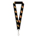 Lanyard - 1.0" - UNO Game Logo Black/Red/Yellow Lanyards Mattel   