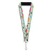 Lanyard - 1.0" - Monopoly British UK Game Board Space Blocks Lanyards Hasbro   