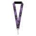 Lanyard - 1.0" - Masters of the Universe Skeletor LIVE LOVE Expressions Purples/White Lanyards Mattel   