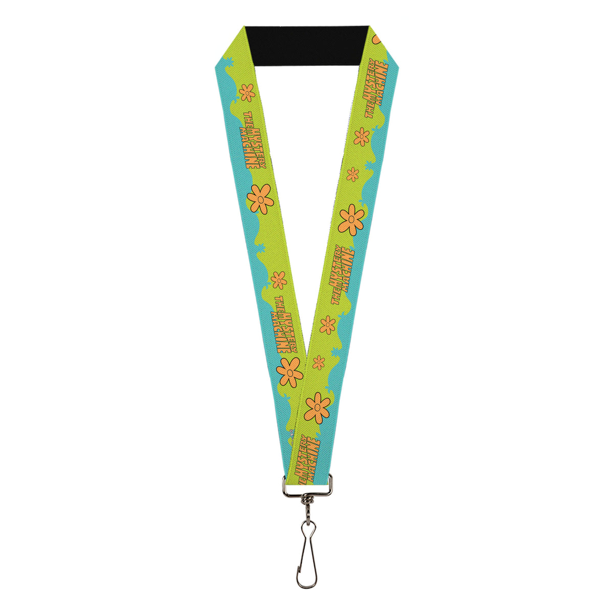 Lanyard 1.0" Scooby Doo THE MYSTERY MACHINE Paint Job Green/Aqua/O