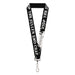 Lanyard - 1.0" - SUPERNATURAL Title Logo STOP WITH THE SULLEN EMO CRAP Quote Black/White Lanyards Supernatural   