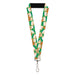 Lanyard - 1.0" - South Park Kyle Expressions Scattered Green Lanyards Comedy Central   