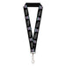 Lanyard - 1.0" - TRANSFORMERS Decepticons Cybertronian Icon Black/Grays/Purples Lanyards Hasbro   