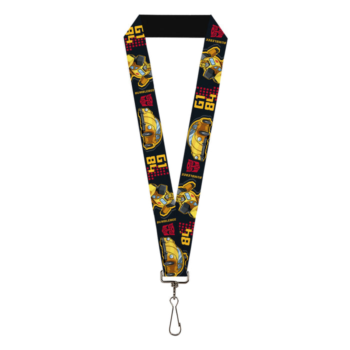 Lanyard - 1.0" - Transformers Generations BUMBLEBEE  G1 84 Poses Autobot Icon Black/Yellows/Red Lanyards Hasbro   