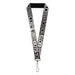 Lanyard - 1.0" - Transformers AUTOBOTS DECEPTICONS Shield and Text Grays/Black/White Lanyards Hasbro   