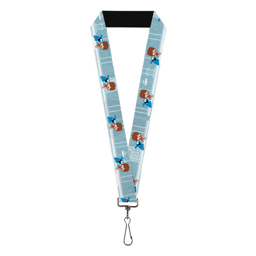 Lanyard - 1.0" - Foster's Home for Imaginary Friends Mac and Bloo Pose Blues Lanyards Warner Bros. Animation   