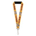 Lanyard - 1.0" - I AM WEASEL Title Logo with IM Weasel and IR Baboon Pose Yellows Lanyards Warner Bros. Animation   