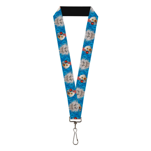 Lanyard - 1.0" - Robot Chicken and Mad Scientist Expressions Blues Lanyards Warner Bros. Animation   