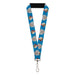 Lanyard - 1.0" - Robot Chicken and Mad Scientist Expressions Blues Lanyards Warner Bros. Animation   