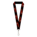 Lanyard - 1.0" - LUCIFER Title Logo Neon Light Pose Black/Reds Lanyards Warner Bros.   