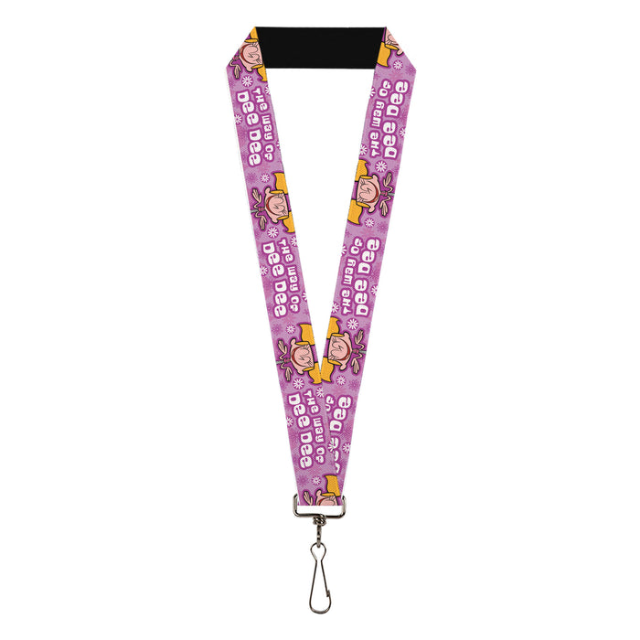 Lanyard - 1.0" - Dexter's Laboratory THE WAY OF DEE DEE Pose Pinks/White Lanyards Warner Bros. Animation   