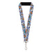 Lanyard - 1.0" - Dexter's Laboratory Dexter Poses Blues Lanyards Warner Bros. Animation   