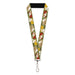 Lanyard - 1.0" - SAMURAI JACK Title Logo and Action Pose Scenes Greens/Brown Lanyards Warner Bros. Animation   