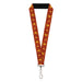 Lanyard - 1.0" - Samurai Jack Action Pose and Dragon Icon Blocks Reds/Orange Lanyards Warner Bros. Animation   