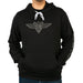 Men's Hoodie - Buckle-Down Wings and Text Black/Gray Apparel Buckle-Down, Inc.   