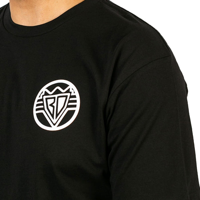 Men's T-Shirt - Buckle-Down Round Wings Logo and Buckle-Down Wings Logo Black/White Apparel Buckle-Down, Inc.   