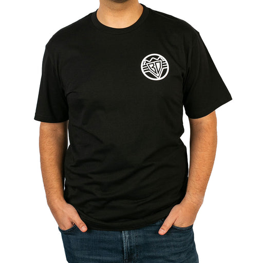 Men's T-Shirt - Buckle-Down Round Wings Logo and Buckle-Down Wings Logo Black/White Apparel Buckle-Down, Inc.   