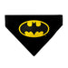 Pet Bandana - Batman Shield Logo Black/Yellow Pet Bandanas DC Comics   