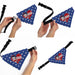 Pet Bandana - Bandana Betty Boop USA Heart Pose Polka Dot/Face Blue/White Pet Bandanas Fleischer Studios, Inc.   