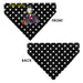 Pet Bandana - Bandana BETTY BOOP Biker Betty Winking Pose and Text Polka Dot Black/White/Yellow Pet Bandanas Fleischer Studios, Inc.   